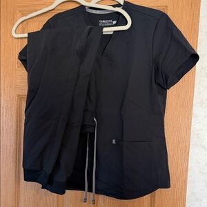 Fabletics black scrub set